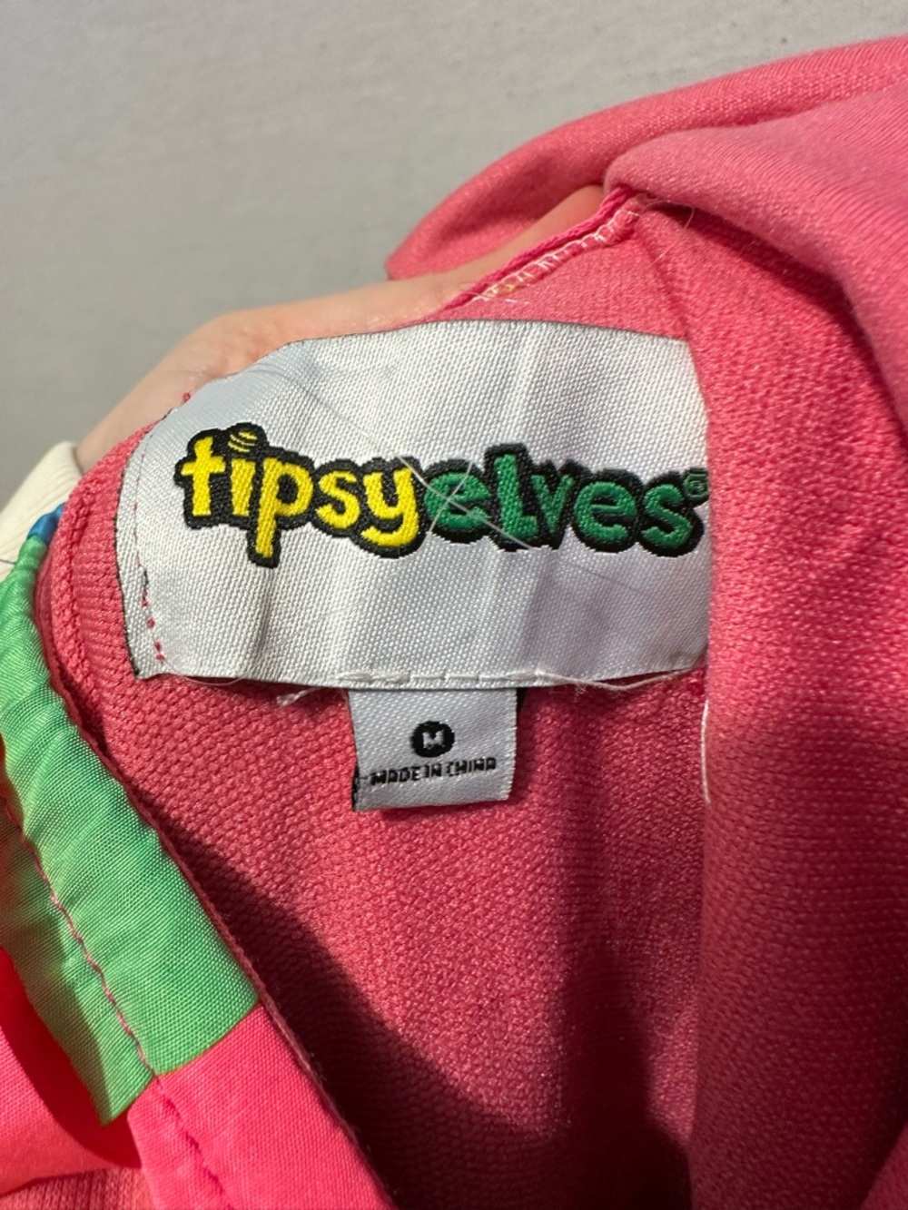 NWT Tipsy Elves Kids Multicolor Piñata Hoodie Costume - size M - Picture 7 of 7